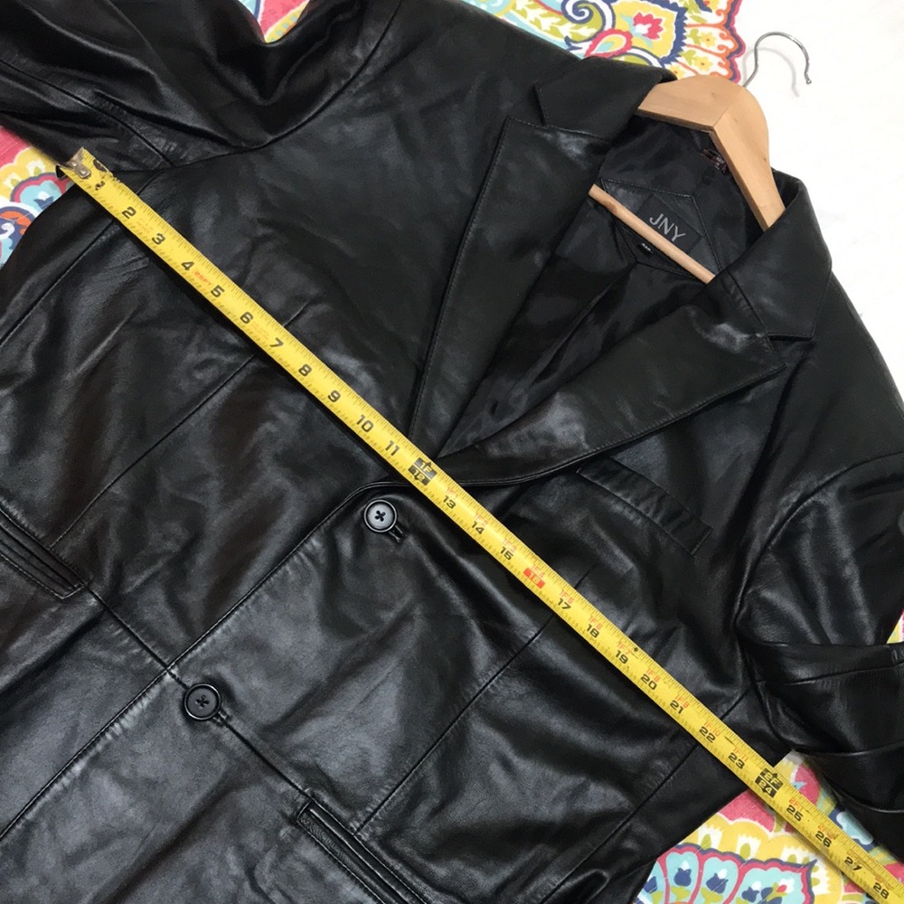 Jones New York leather blazer or jacket - Picture 11 of 16